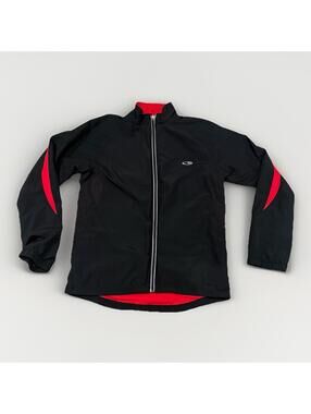 C9 by Champion Sport Cycling Jacket Mens Medium Black Full Zip Pockets Reflectiv